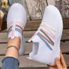 Shoes Women's Shoes Summer New Breathable Fly-woven One-pedal Casual Shoes Soft Sole Not Tired Mother Shoes