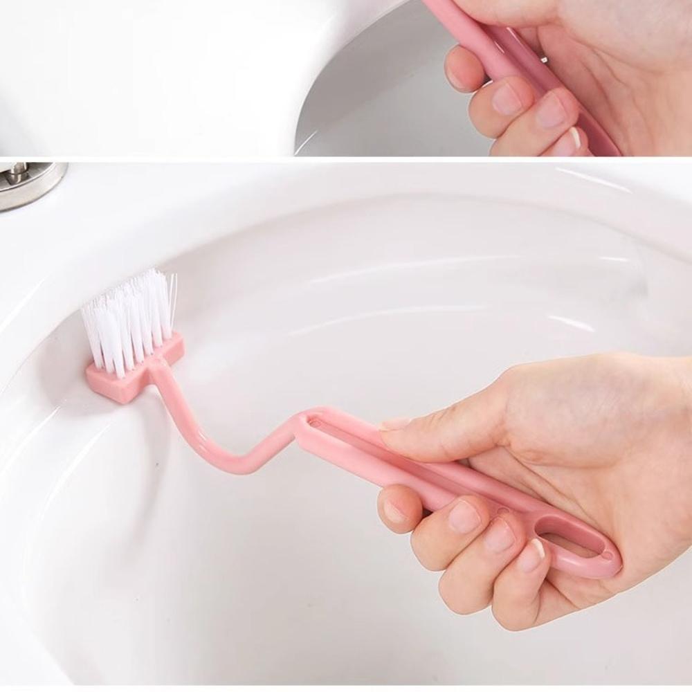 3PCS Curved Toilet Brush Long Handle Toilet Cleaning Brushes Household Deep Cleaning Tools Bathroom Accessories