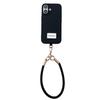 Leather Pattern Metal Short Hand Rope Is Suitable for Apple 16promax Mobile Phone Case iPhone15/14fabgs 13/12.