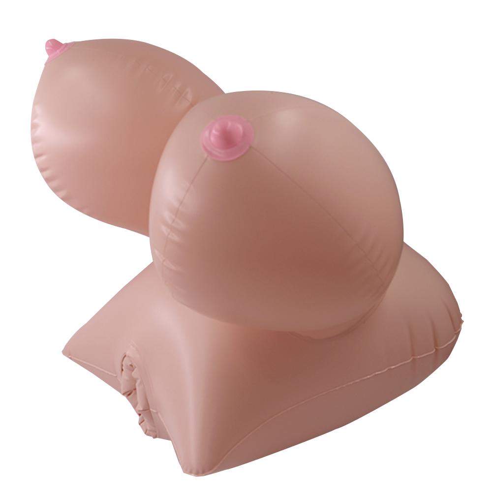 Inflatable Fake Boobs Masturbation Breasts Sex Toys Sex Product For Male Pocket Pussy