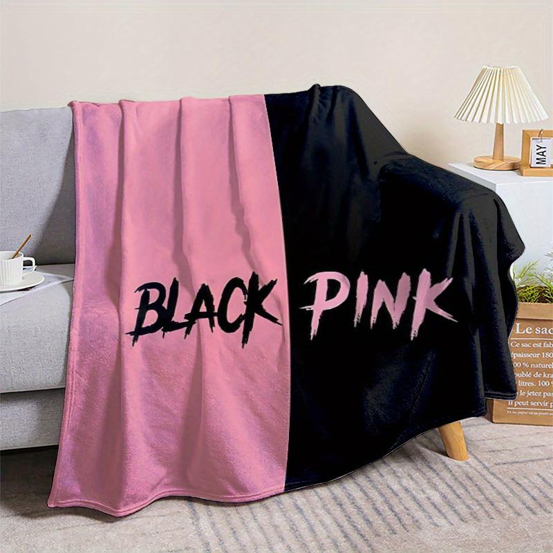A pink floral print nap blanket perfect for sofas bedrooms and living room decor gift for Valentine's Day Easter spring holidays