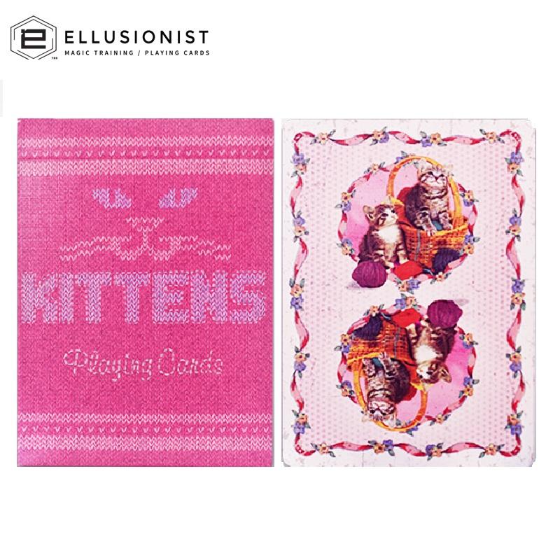Ellusionist Madison Kittens Cats Playing Cards Bicycle Gaff Marked Deck Card Games Magic Tricks