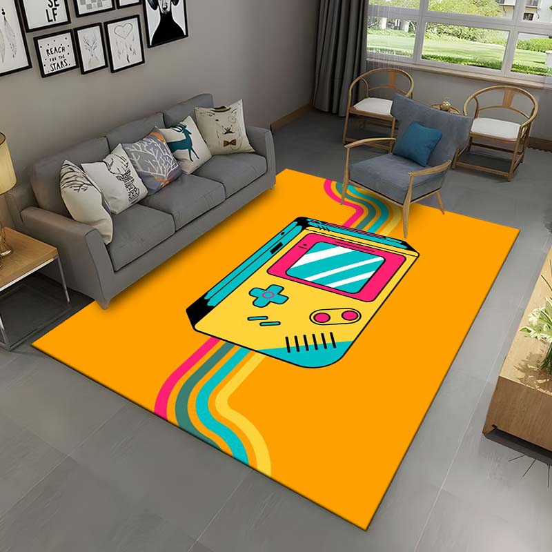 Retro Game Console Game Boy GBA Area Rug,Carpet Rug for Home Living Room Children Bedroom Sofa Doormat Decor,Non-slip Floor Mat