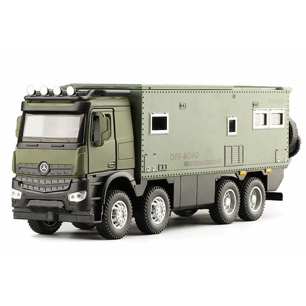 1/24 NOMADISM NAVIGATOR Benz 8X8 Alloy Die Cast Toy Car Model Sound and Light Children's Toy Collectibles Birthday Gift