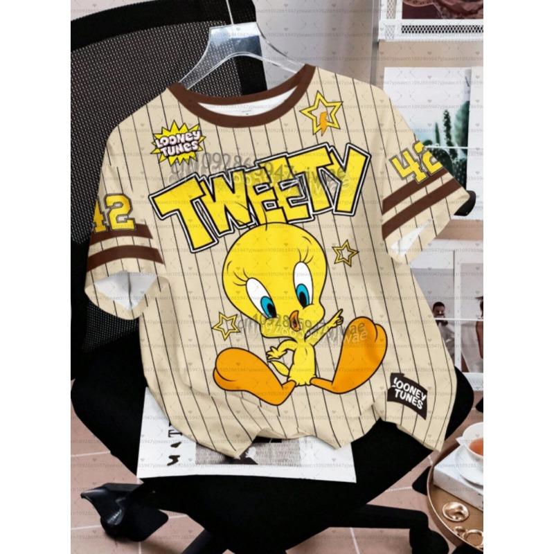 2026 The Simpsons Cartoon Graphic Printed Jersey Casual Streetwear Top Fashionable Y2k Tee Summer Men'S And Women'S T-Shirts