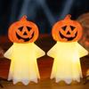 Portable Ghost Pumpkin Lamp Eye Protection LED Night Light Halloween Pumpkin Light  Home Decor