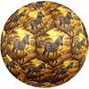 1pc Zebra African Landscape Durable Size 5 Soccer Ball Professional Match Training Football Indoor &Outdoor Sports Ball p60110