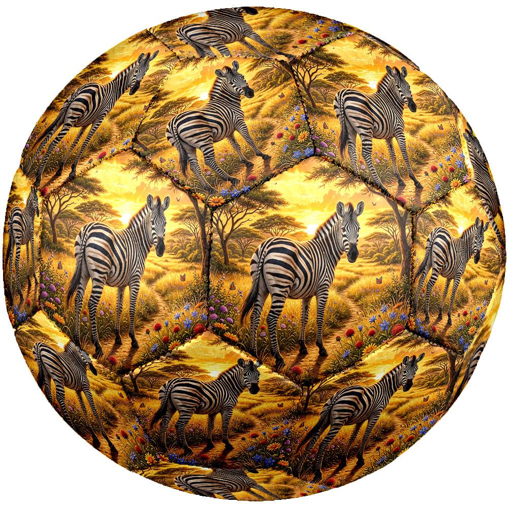1pc Zebra African Landscape Durable Size 5 Soccer Ball Professional Match Training Football Indoor &Outdoor Sports Ball p60110
