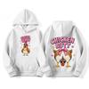 Cartoon Guess What Chicken Butt Cute Funny Hoodies Unisex Harajuku Vintage Kawaii Sweatshirts High Quality Long Sleeve Hoodie
