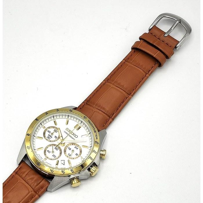Seiko Chronograph Men's Watch SBTR024/LB (White)