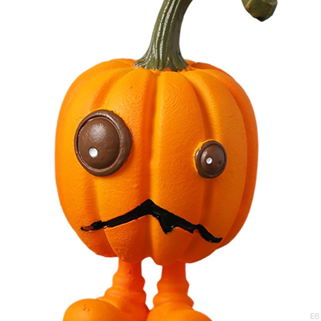 Harts Pumpa Roliga Ansikten Konstgjorda Pumpor Kalebasser Statyett För Högtider