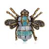 Retro Bee Rhinestone Painting Oil Brooch Personality Cute Animal High -End Exquisite Pectoral