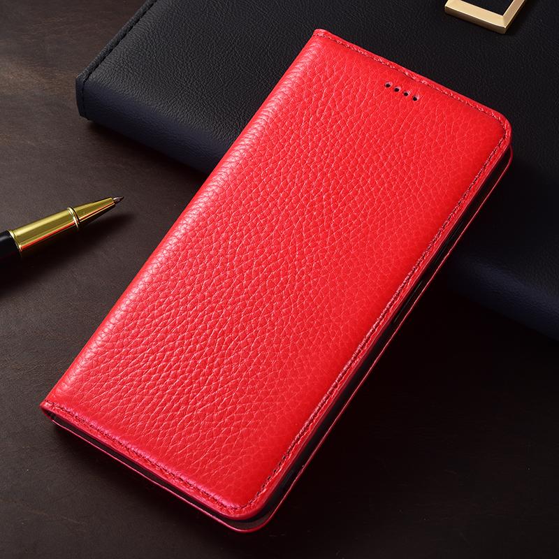 Custodia a Flip in Vera Pelle di Litchi per Xiaomi Poco X3 X4 X5 X6 X7 F4 F5 F6 F7 M3 M4 M5 M5S M6 M7 Plus Pro Ultra Copri Custodie per Telefono