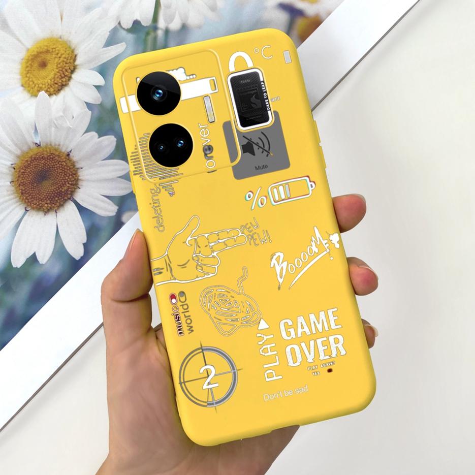 For Realme GT Neo 5 Case RMX3706 Stylish Art Painted Back Cover Soft TPU Phone Case For Realme GT Neo5 240W Fundas 6.74'' Bumper