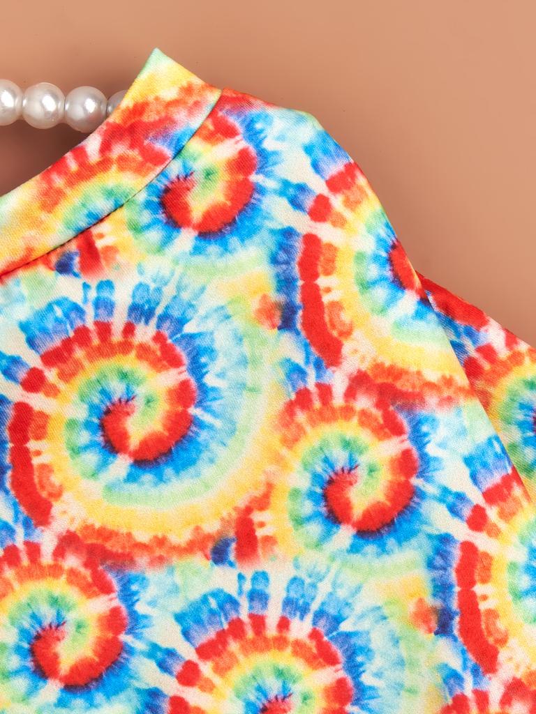 Haustierkleidung Hunde-T-Shirt mit bunt bedruckter Kleidung für Welpenhund Katze Coole Bekleidung Kostüm Yorkie Chihuahua