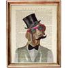 Vintage Funny Animals In Newspaper Art Poster Canvas Painting Puppy Pet Cat Horse Wall Art Pictures Gift Home Decor