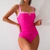 One-piece Swimsuit Women's New European and American Swimsuit Sexy Bikini Bikini