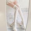 Japanese Girls Sweet Feeling Bow Stockings Internet Celebrities New Women Solid Color Knee Socks Thigh Socks Wholesale