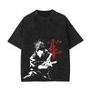 Suguru Geto T-shirt Jujutsu Kaisen T Vintage Washed Oversized Retro Anime Harajuku Streetwear Kanji Graphic Manga Mens Clothing