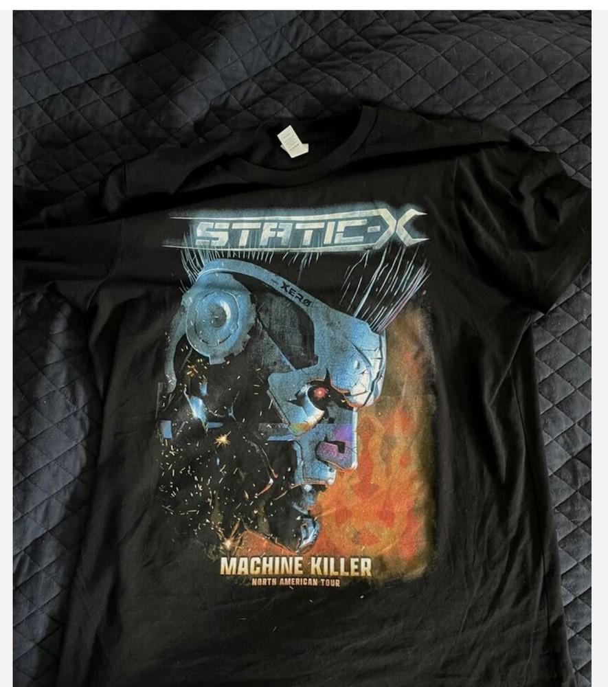 

STATIC-X STATIC X MACHINE KILLER TOUR CONCERT SHIRT SIZE S-5XL Unisex T-Shirt XXXL