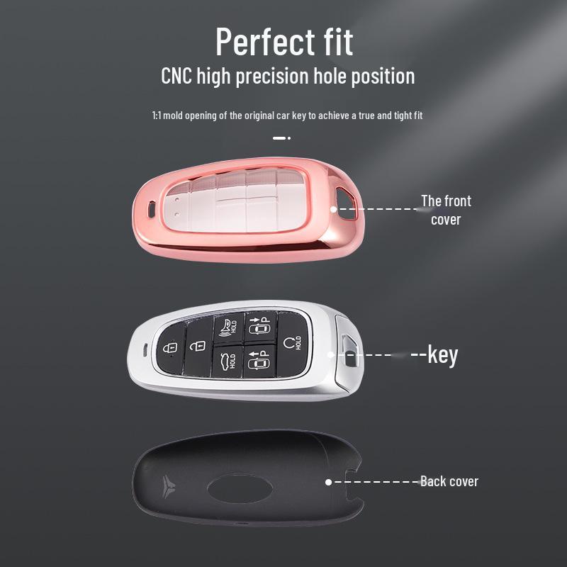 Husă transparentă pentru cheie pentru 2021 Hyundai Tucson L și Sonata