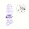 Adult Supplies Sex Toy Strong Vibrating G-spot Massage Finger Sleeve Masturbation Finger Vibrator Buckle Cover, Adult Erotic Sex