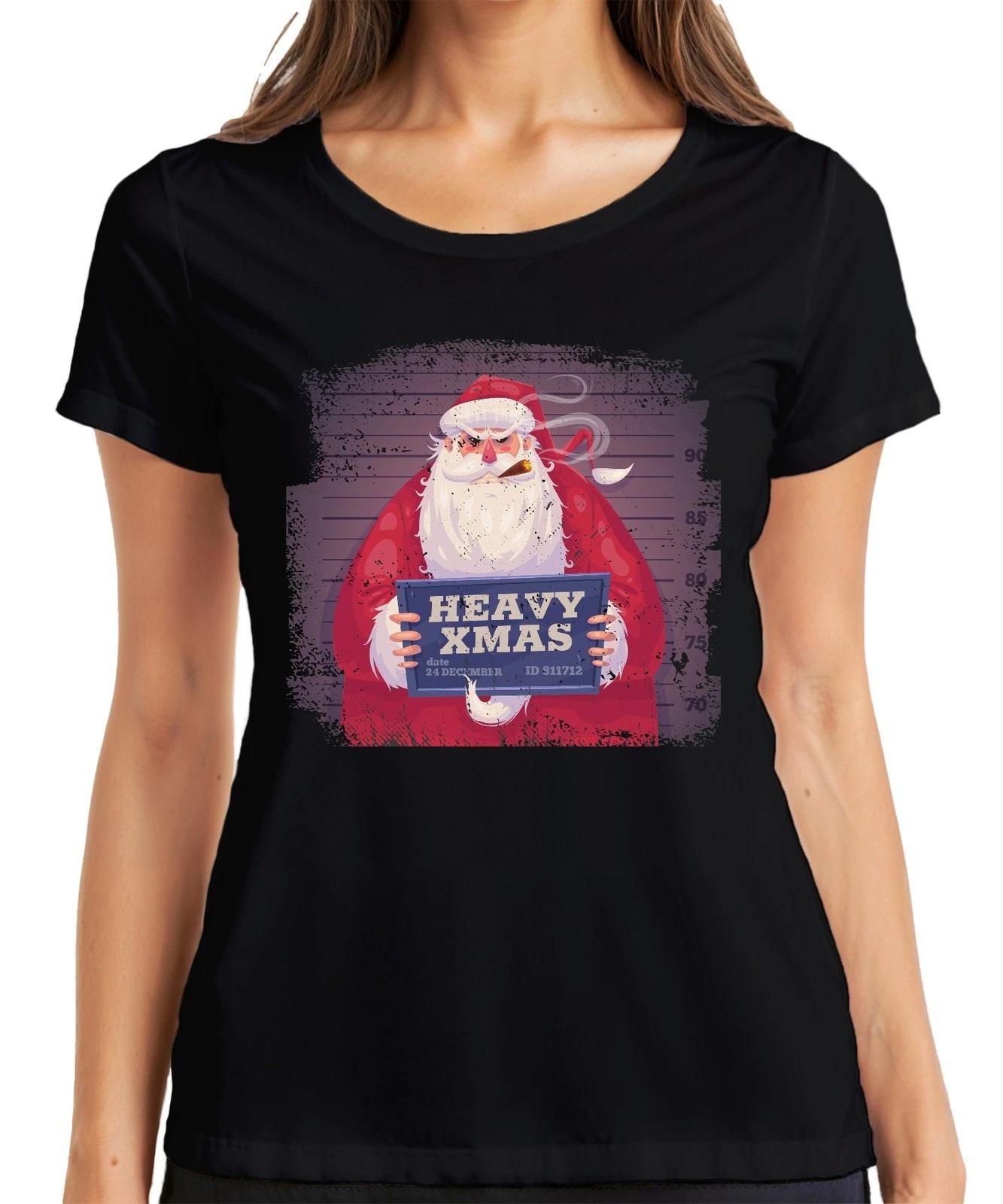 Heavy X-Mas Weihnachtsmann Mugshot - Weihnachten Weihnachtsgeschenk Christmas Da XXXXL