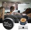 Hot! Round Led Silent Timer Kitchen Magnetic 180 Degree Adjustable Volume For Setting A Ringtone Reminder