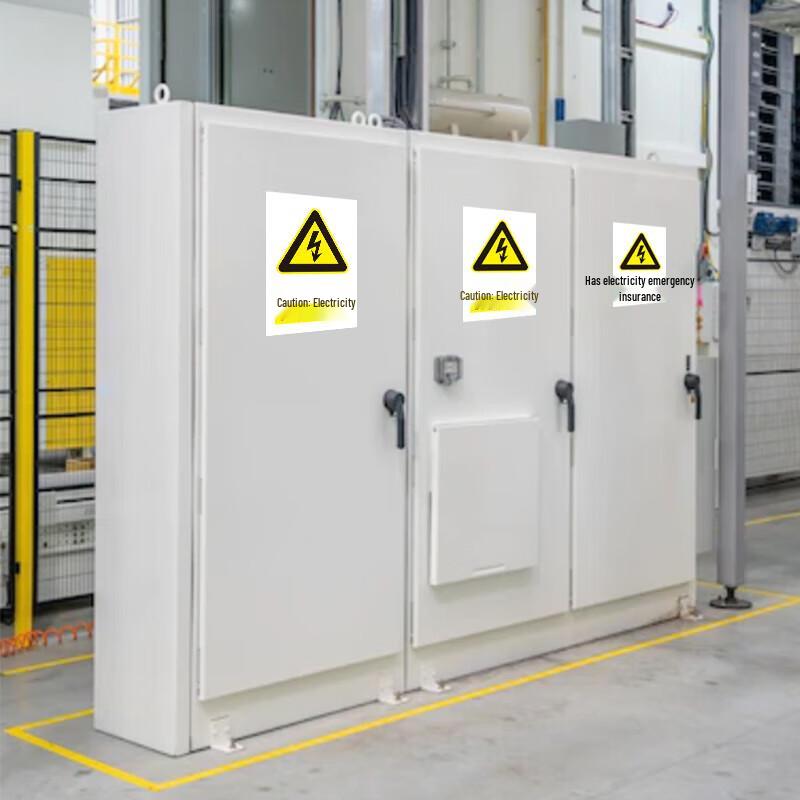 Electrical & Industrial Safety Warning PVC Stickers