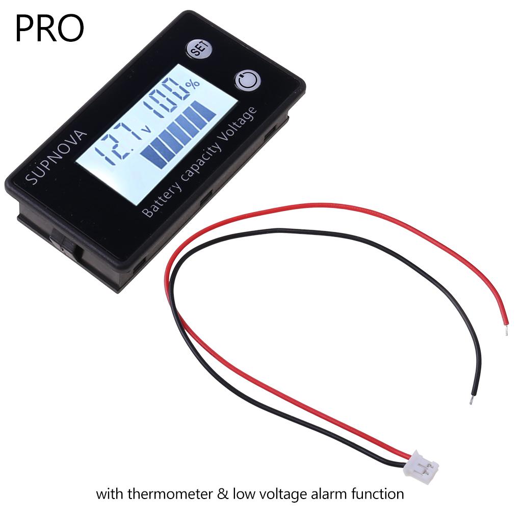 DC 8V-100V Battery Meter Battery Capacity Voltage Indicator Battery Gauge Te 1