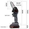 24V 1680W Electric Saw Chainsaw Mini Portable One-Hand Saw Wood Cutters Bracket Brushless Motor with 1 Batterys