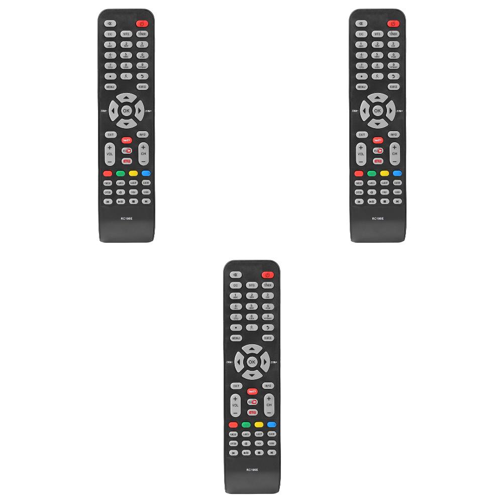 Plastic Television Remote Control Replacement Parts Smart Television Remote Control Accessories for TCL/HYUNDAI/EKT/HKPro/VISIVO