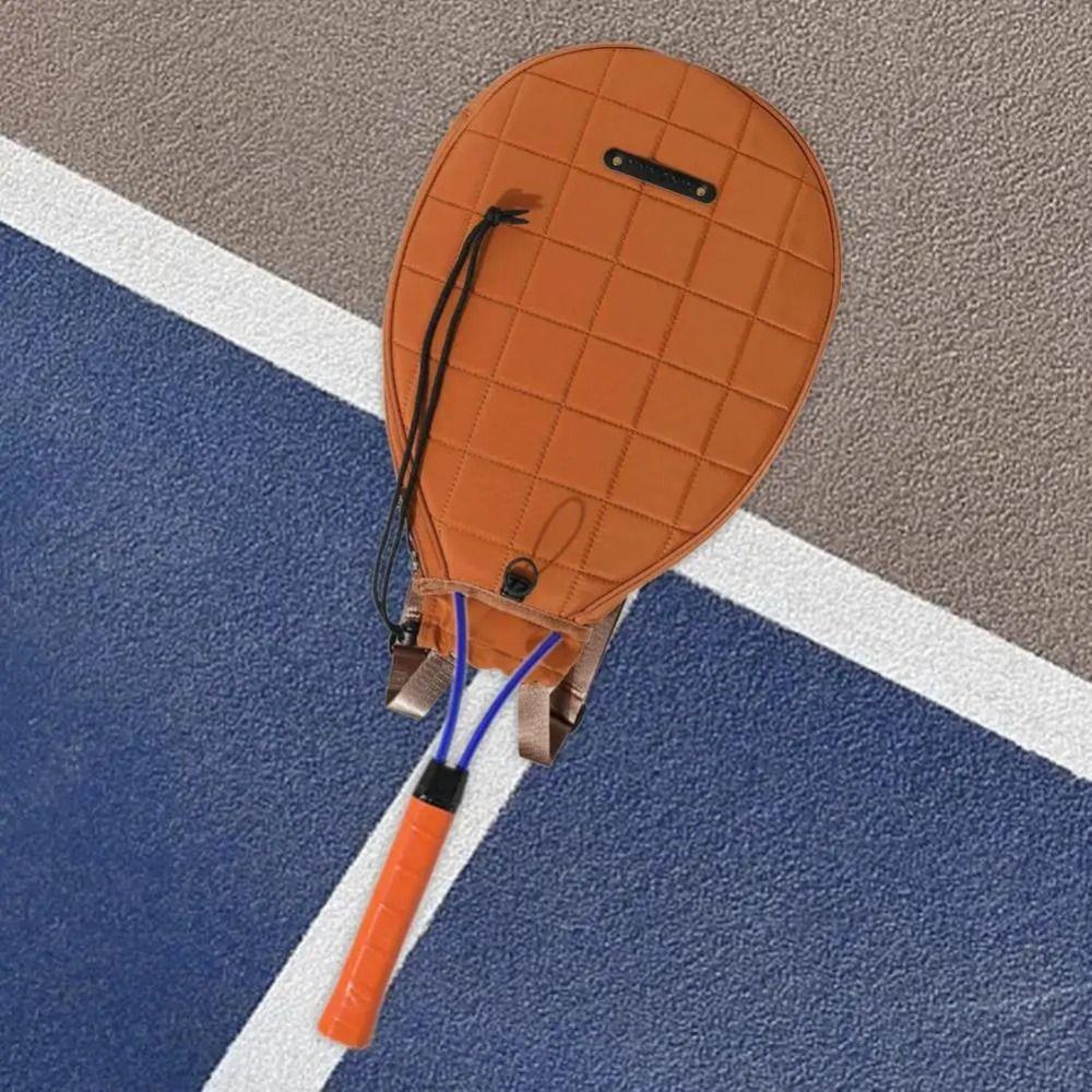 Grote capaciteit racket schoudertas met ritssluiting rackethoes tas buitensporten