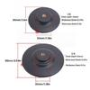 Lightweight Rubber Mount Car Dashboards Round Plate with Adhesive Tape for Various Photography Equipment Accessories