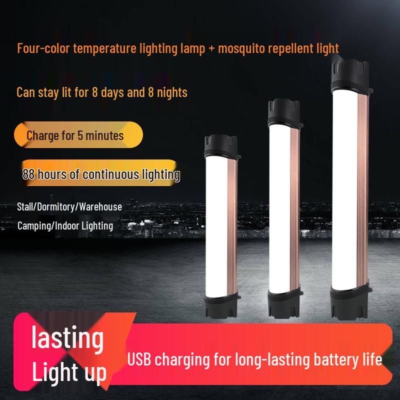 Wireless LED Rechargeable Magnetic Tube Light for Outdoor and Emergency Use