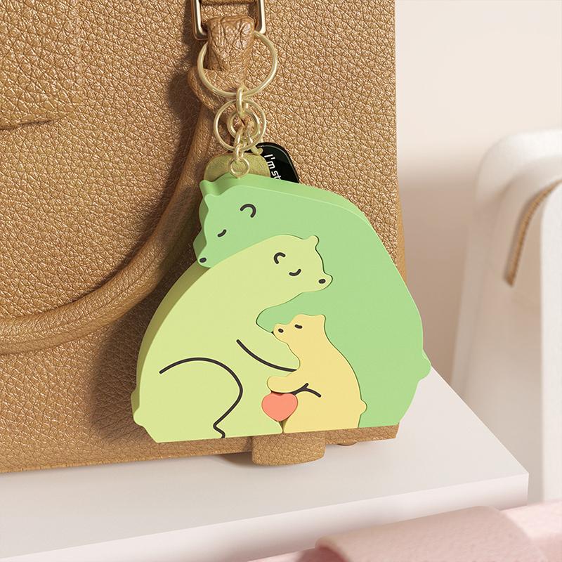 1PC DIY Animal Puzzle Candle Silicone Mold Cute Bear Elephant Family Combination Ornament Resin Gypsum Molds