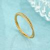 Twist Double-layer Thin Ring Niche Ins Wind Couple Ring Korean Version Titanium Steel Men's Ring