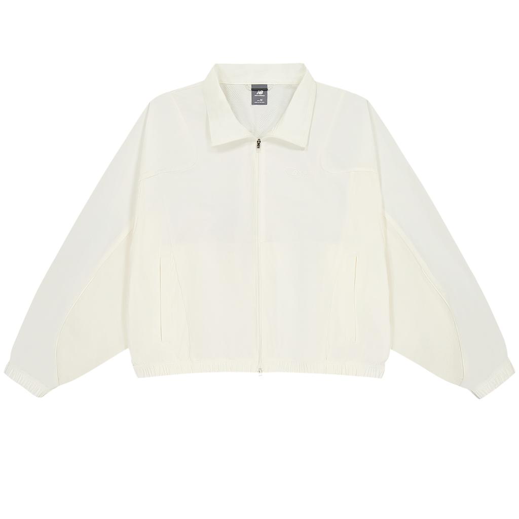 Women's Jacket New Balance Sports Club Jacket Women's Ivory White