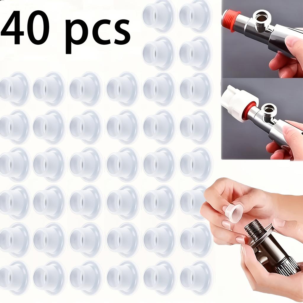 40 High-Quality Silicone Faucet Sealing Washers - Washers And Tape to Prevent Dripping And Leaking, And Durable, Washers | Durable Faucet Washers fo