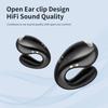 Open Ear Bone Conduction Headphones Wireless Bluetooth 5.4 Sports Clip On Earbuds 40 Hour Digital Display Charging Case Waterproof Running Earphones