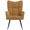 Relax Chair In Brown Velvet