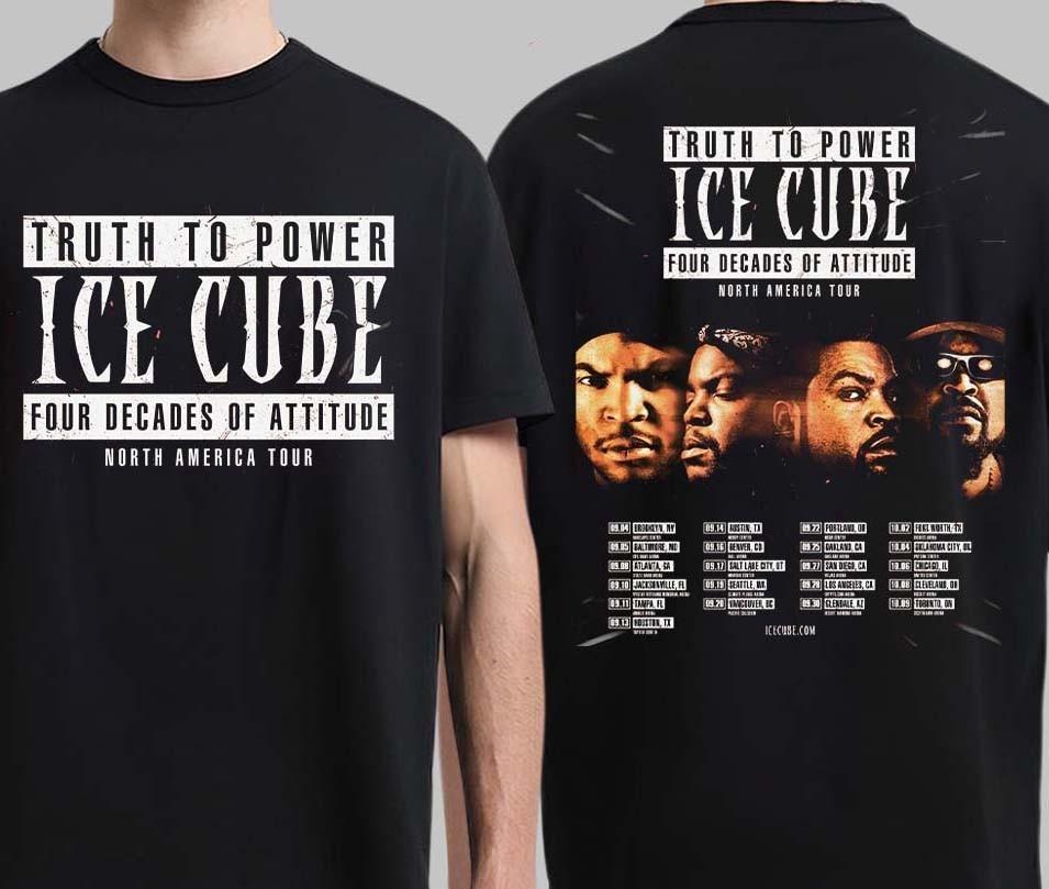 

New Ice Cube North America Tour 2025 Gift For Fans Unisex S-5XL Shirt SS1564 Unisex T-Shirt XXXXL