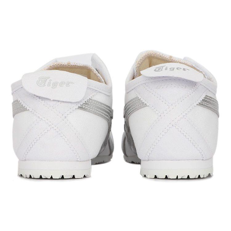 Onitsuka Tiger MEXICO 66 SLIP on Low top Skateboard Shoes Unisex White Silver 1183A962-101