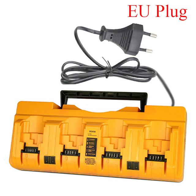 DCB104 Fast Charger for DeWalt 12V-18V Four-port Lithium Battery Simultaneously DCB204 DCB205 DCB127 DCB105