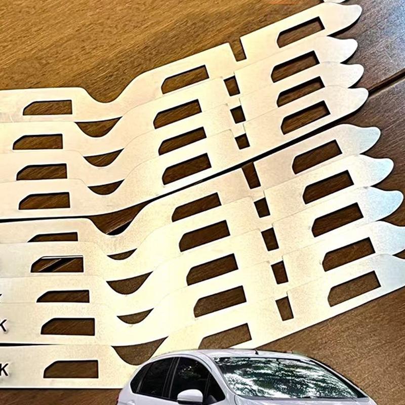 2 Stück Metallplatte für Stoßstangenreparatur, Schnalle gebrochen, Öffnung verrottet, Reparaturhalterung für Passform 3. Generation GK5 2014-2020