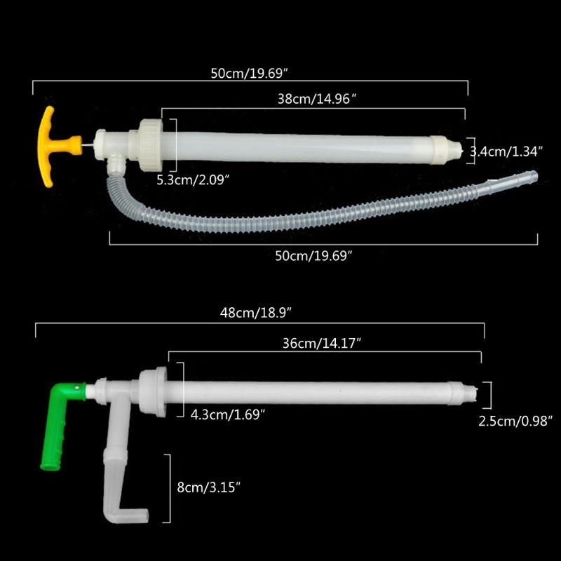 Manual Pump Hand Liquid Transfer Pump Comfortable Handle Design for Oils Water Chemical Barrels