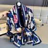 Women 180*90cm Fashion Beautiful Soft Silk Scarves Female Lady Shawl Hijab Wrap Foulard Bandanna Muffler Beach Pareo