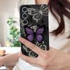 Colorful Butterfly Print Case For Samsung S26 Ultra S25 Edge S24 S23 Plus S22 S21 FE A15 A16 A17 A35 A36 A54 A55 A56 A57 5G Leather Texture Soft Cover