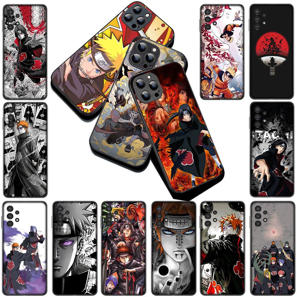 Pain Akatsuki Narutos Uchiha Itachi Silicone Phone Cover for Apple iPhone 17 Air 12 13 Pro Max Mini ProMax 7 + 8 Plus Soft Case