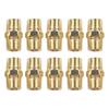Plumbing Connections 27mm Size Brass Pipe Adapter Brass Compression Connector Male To Male Adapter Hex Nipple Fitting